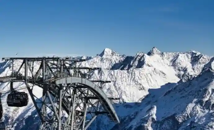 Sölden im Ötztal im Winter