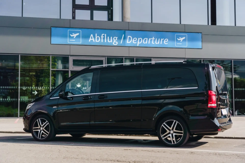 Mercedes Sprinter for group and passenger transfers in Innsbruck
