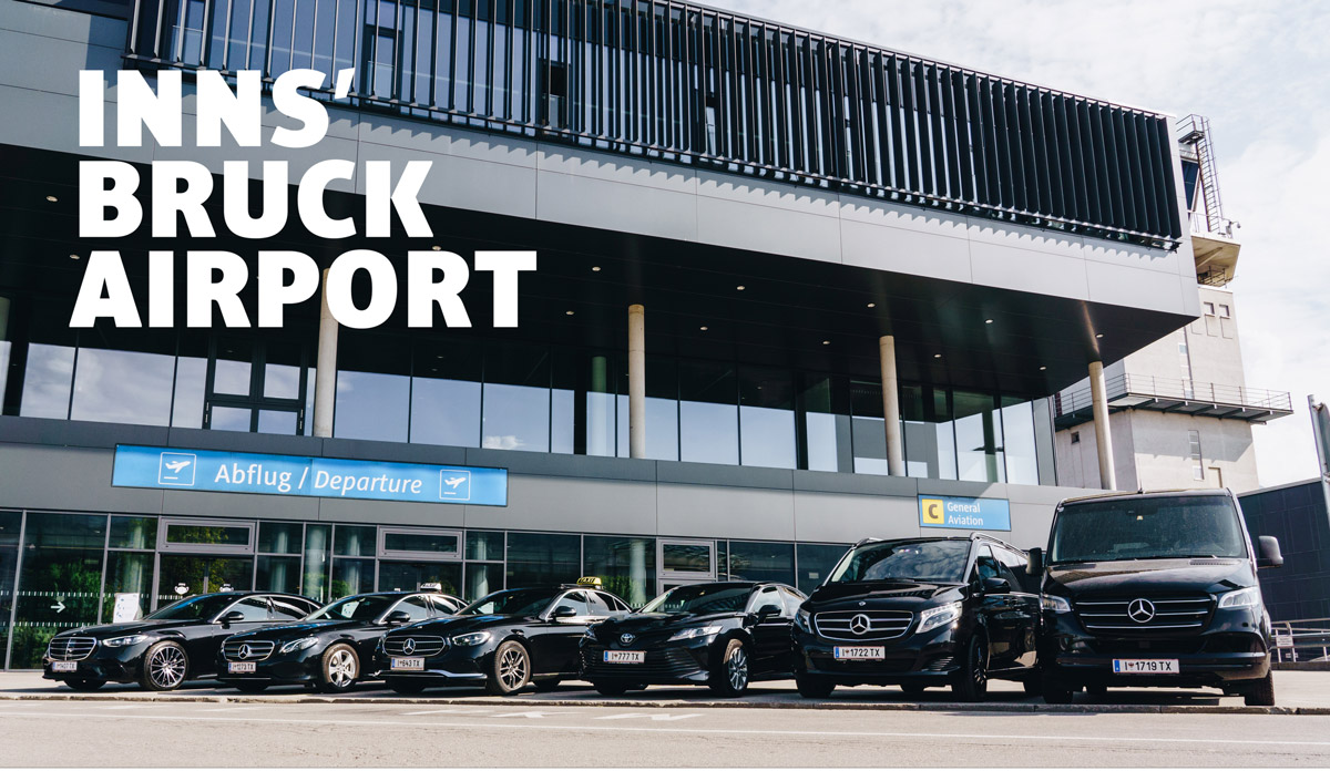 Professioneller Flughafentransfer Innsbruck